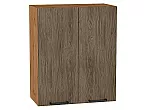 Шкаф верхний с 2-мя дверцами Флэт Brown Casella Oak 2S/Дуб Вотан 716*600*318