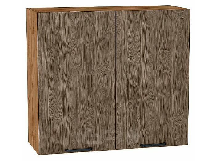 Шкаф верхний с 2-мя дверцами Флэт Brown Casella Oak 2S/Дуб Вотан 716*800*318