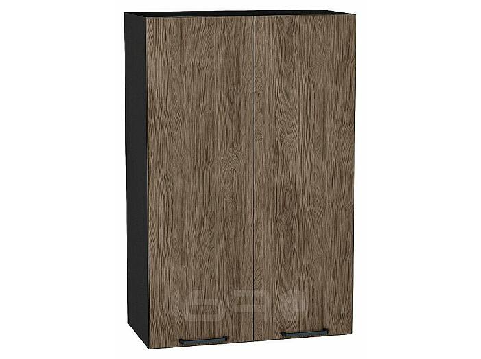 Шкаф верхний с 2-мя дверцами Флэт Brown Casella Oak 2S/Graphite 920*600*318