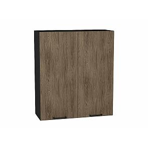 Шкаф верхний с 2-мя дверцами Флэт Brown Casella Oak 2S/Graphite 920*800*318