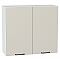 Шкаф верхний с 2-мя дверцами Флэт Cashmere In 2S/Белый 716*800*318