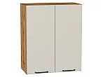 Шкаф верхний с 2-мя дверцами Флэт Cashmere In 2S/Дуб Вотан 716*600*318