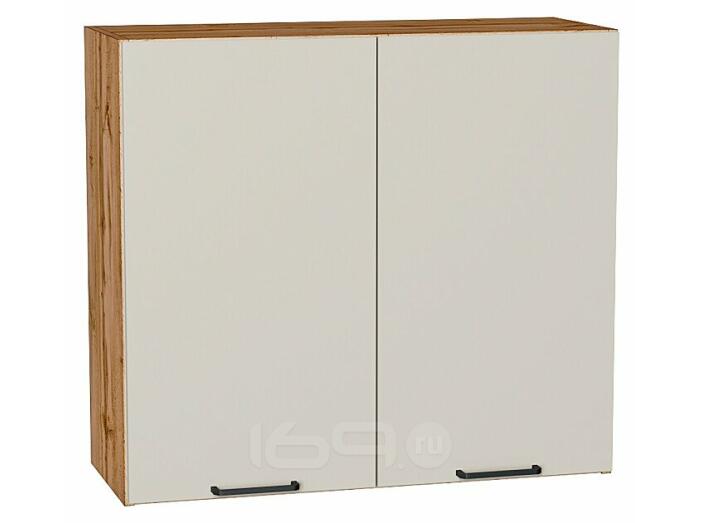 Шкаф верхний с 2-мя дверцами Флэт Cashmere In 2S/Дуб Вотан 716*800*318