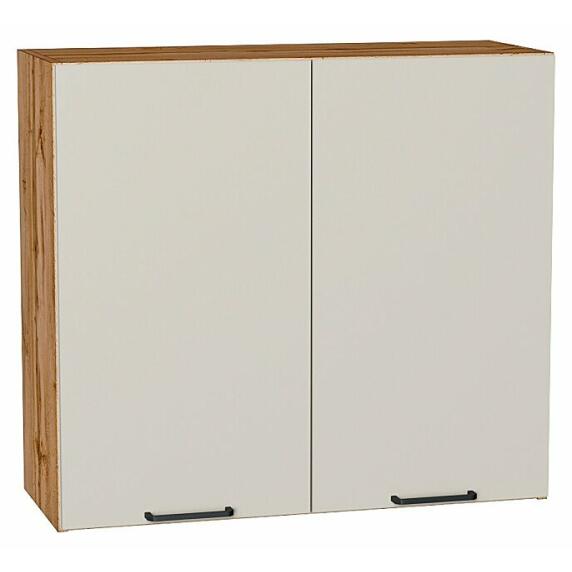 Шкаф верхний с 2-мя дверцами Флэт Cashmere In 2S/Дуб Вотан 716*800*318