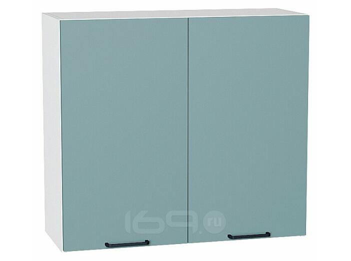 Шкаф верхний с 2-мя дверцами Флэт Grey-green In 2S/Белый 716*800*318