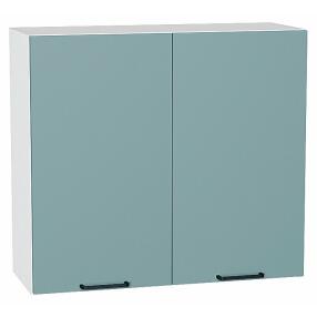 Шкаф верхний с 2-мя дверцами Флэт Grey-green In 2S/Белый 716*800*318