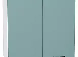 Шкаф верхний с 2-мя дверцами Флэт Grey-green In 2S/Белый 716*800*318