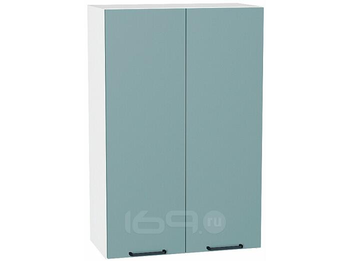 Шкаф верхний с 2-мя дверцами Флэт Grey-green In 2S/Белый 920*600*318