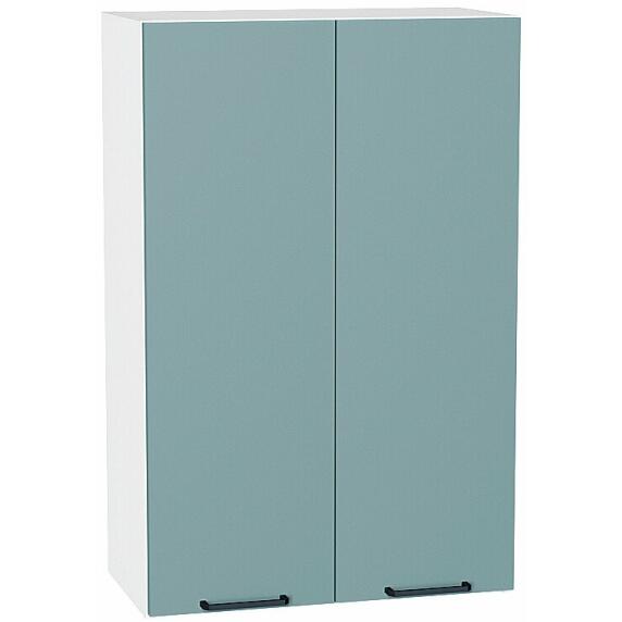 Шкаф верхний с 2-мя дверцами Флэт Grey-green In 2S/Белый 920*600*318