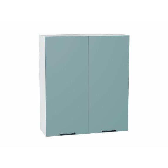 Шкаф верхний с 2-мя дверцами Флэт Grey-green In 2S/Белый 920*800*318