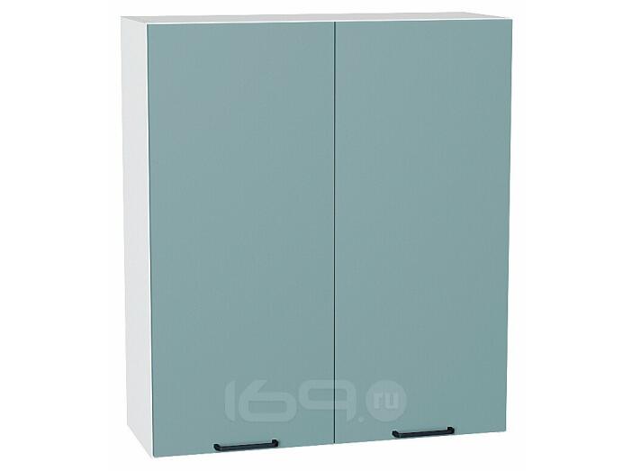 Шкаф верхний с 2-мя дверцами Флэт Grey-green In 2S/Белый 920*800*318
