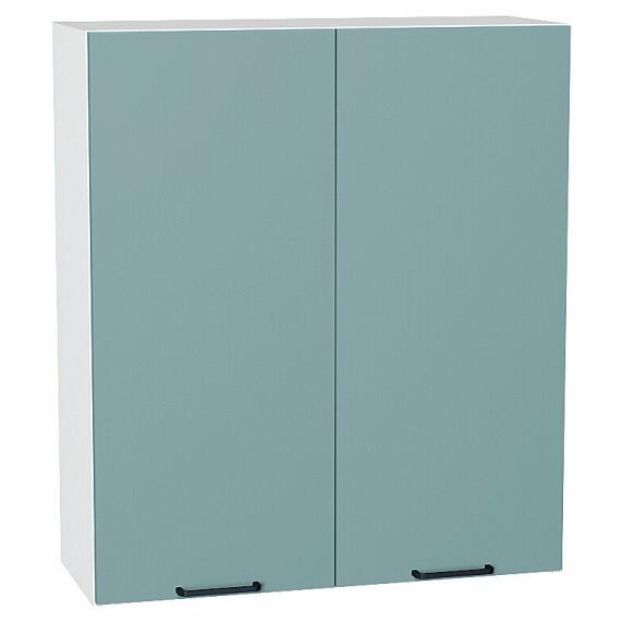 Шкаф верхний с 2-мя дверцами Флэт Grey-green In 2S/Белый 920*800*318