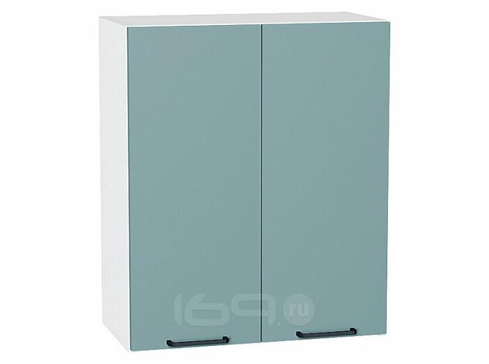 Шкаф верхний с 2-мя дверцами Флэт Grey-green In 2S/Белый 716*600*318