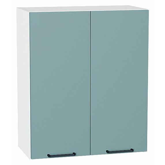 Шкаф верхний с 2-мя дверцами Флэт Grey-green In 2S/Белый 716*600*318