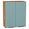 Шкаф верхний с 2-мя дверцами Флэт Grey-green In 2S/Дуб Вотан 716*600*318 Шкаф верхний с 2-мя дверцами Флэт Grey-green In 2S/Дуб Вотан 716*600*318