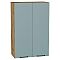 Шкаф верхний с 2-мя дверцами Флэт Grey-green In 2S/Дуб Вотан 920*600*318 Шкаф верхний с 2-мя дверцами Флэт Grey-green In 2S/Дуб Вотан 920*600*318