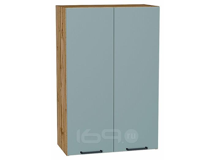 Шкаф верхний с 2-мя дверцами Флэт Grey-green In 2S/Дуб Вотан 920*600*318