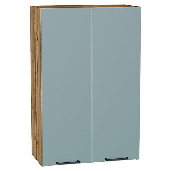 Шкаф верхний с 2-мя дверцами Флэт Grey-green In 2S/Дуб Вотан 920*600*318