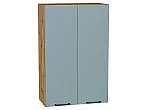 Шкаф верхний с 2-мя дверцами Флэт Grey-green In 2S/Дуб Вотан 920*600*318