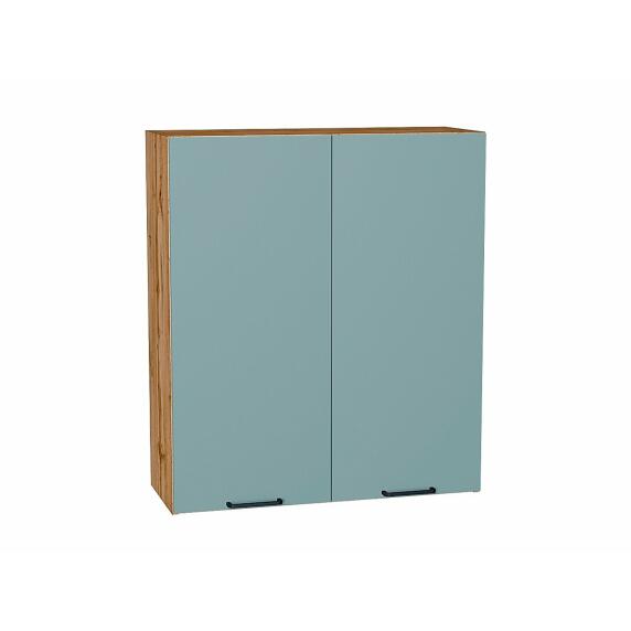Шкаф верхний с 2-мя дверцами Флэт Grey-green In 2S/Дуб Вотан 920*800*318