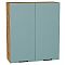 Шкаф верхний с 2-мя дверцами Флэт Grey-green In 2S/Дуб Вотан 920*800*318 Шкаф верхний с 2-мя дверцами Флэт Grey-green In 2S/Дуб Вотан 920*800*318