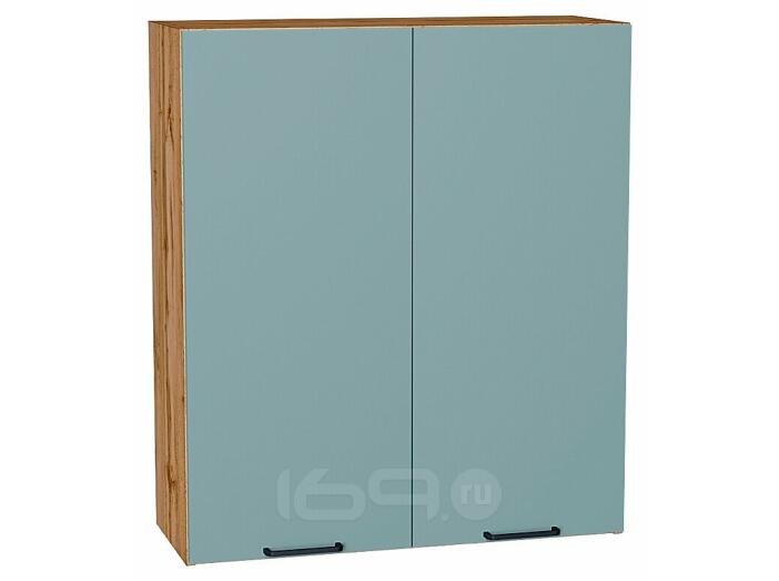 Шкаф верхний с 2-мя дверцами Флэт Grey-green In 2S/Дуб Вотан 920*800*318
