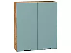 Шкаф верхний с 2-мя дверцами Флэт Grey-green In 2S/Дуб Вотан 920*800*318