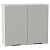 Шкаф верхний с 2-мя дверцами Флэт Light Grey In 2S/Белый 716*800*318