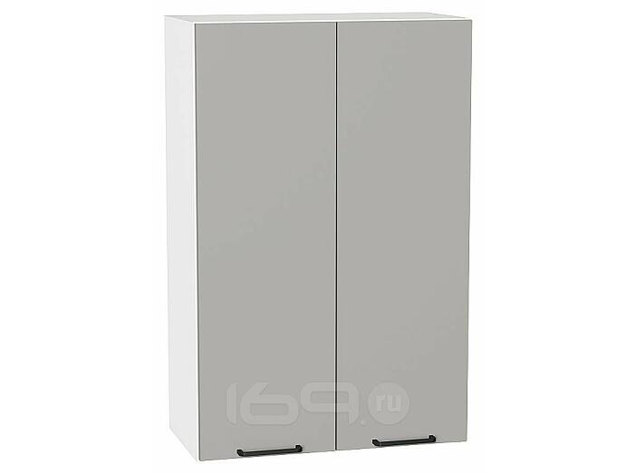Шкаф верхний с 2-мя дверцами Флэт Light Grey In 2S/Белый 920*600*318