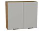 Шкаф верхний с 2-мя дверцами Флэт Light Grey In 2S/Дуб Вотан 716*800*318