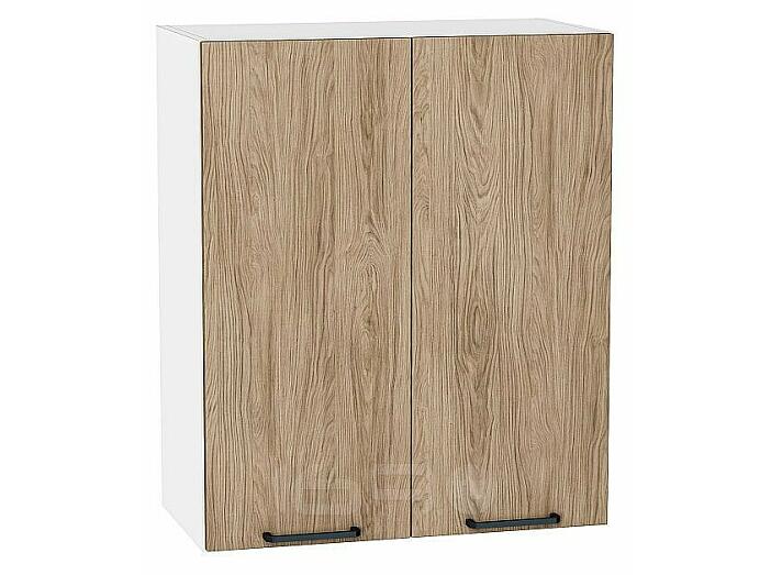 Шкаф верхний с 2-мя дверцами Флэт Natural Casella Oak 2S/Белый 716*600*318