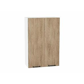 Шкаф верхний с 2-мя дверцами Флэт Natural Casella Oak 2S/Белый 920*600*318