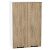 Шкаф верхний с 2-мя дверцами Флэт Natural Casella Oak 2S/Белый 920*600*318