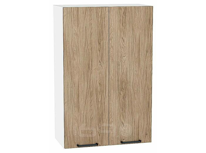 Шкаф верхний с 2-мя дверцами Флэт Natural Casella Oak 2S/Белый 920*600*318