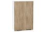 Шкаф верхний с 2-мя дверцами Флэт Natural Casella Oak 2S/Белый 920*600*318