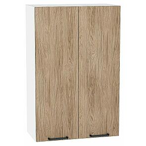 Шкаф верхний с 2-мя дверцами Флэт Natural Casella Oak 2S/Белый 920*600*318