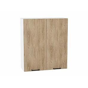 Шкаф верхний с 2-мя дверцами Флэт Natural Casella Oak 2S/Белый 920*800*318