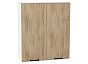 Шкаф верхний с 2-мя дверцами Флэт Natural Casella Oak 2S/Белый 920*800*318