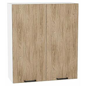 Шкаф верхний с 2-мя дверцами Флэт Natural Casella Oak 2S/Белый 920*800*318