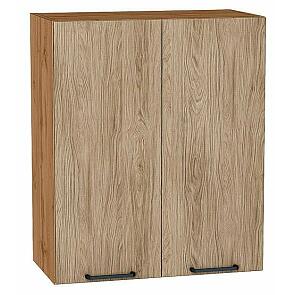 Шкаф верхний с 2-мя дверцами Флэт Natural Casella Oak 2S/Дуб Вотан 716*600*318