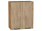 Шкаф верхний с 2-мя дверцами Флэт Natural Casella Oak 2S/Дуб Вотан 716*600*318
