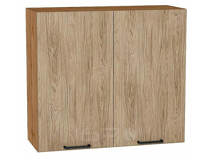 Шкаф верхний с 2-мя дверцами Флэт Natural Casella Oak 2S/Дуб Вотан 716*800*318