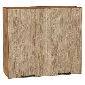 Шкаф верхний с 2-мя дверцами Флэт Natural Casella Oak 2S/Дуб Вотан 716*800*318