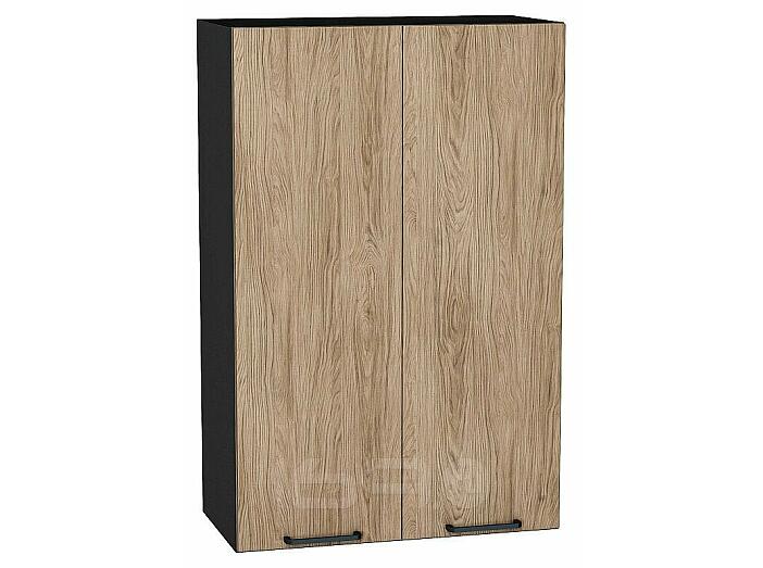 Шкаф верхний с 2-мя дверцами Флэт Natural Casella Oak 2S/Graphite 920*600*318