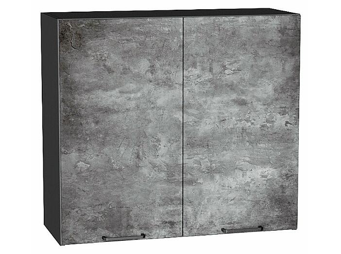 Шкаф верхний с 2-мя дверцами Флэт Temple Stone 2S/Graphite 716*800*318