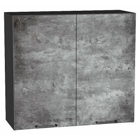 Шкаф верхний с 2-мя дверцами Флэт Temple Stone 2S/Graphite 716*800*318