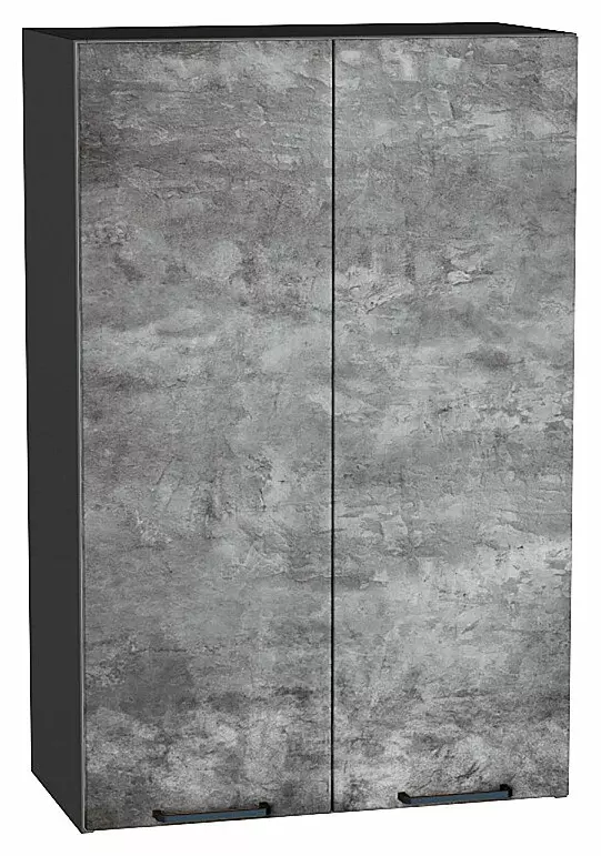 Шкаф верхний с 2-мя дверцами Флэт Temple Stone 2S/Graphite 920*600*318