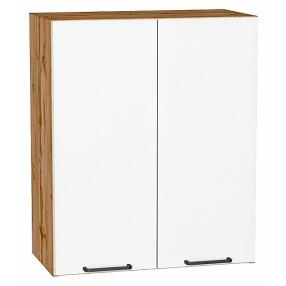 Шкаф верхний с 2-мя дверцами Флэт White In 2S/Дуб Вотан 716*600*318