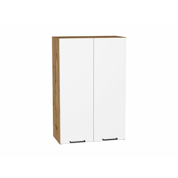 Шкаф верхний с 2-мя дверцами Флэт White In 2S/Дуб Вотан 920*600*318