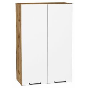 Шкаф верхний с 2-мя дверцами Флэт White In 2S/Дуб Вотан 920*600*318